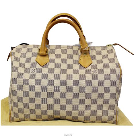 louis vuitton speedy 35 damier azur vip|speedy 30 damier price.